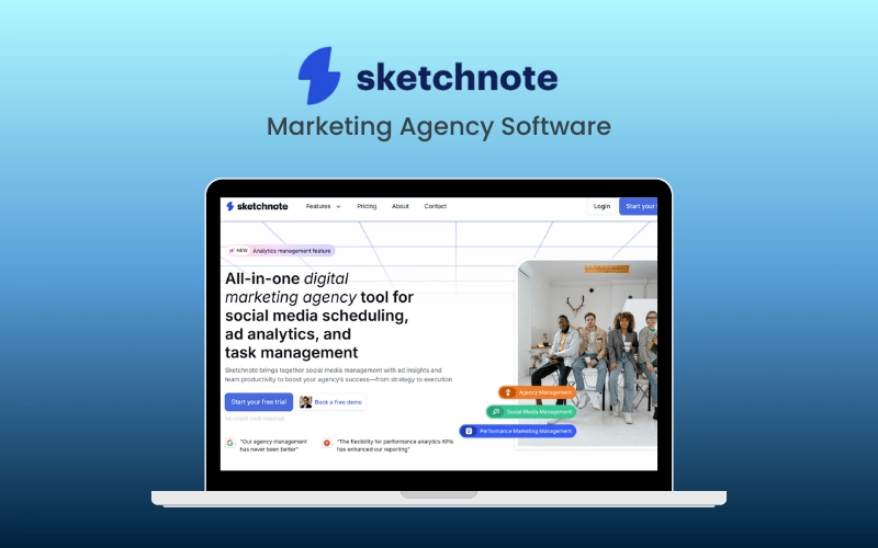 Sketchnote Marketing Agency Software Annual Deal Feature Image