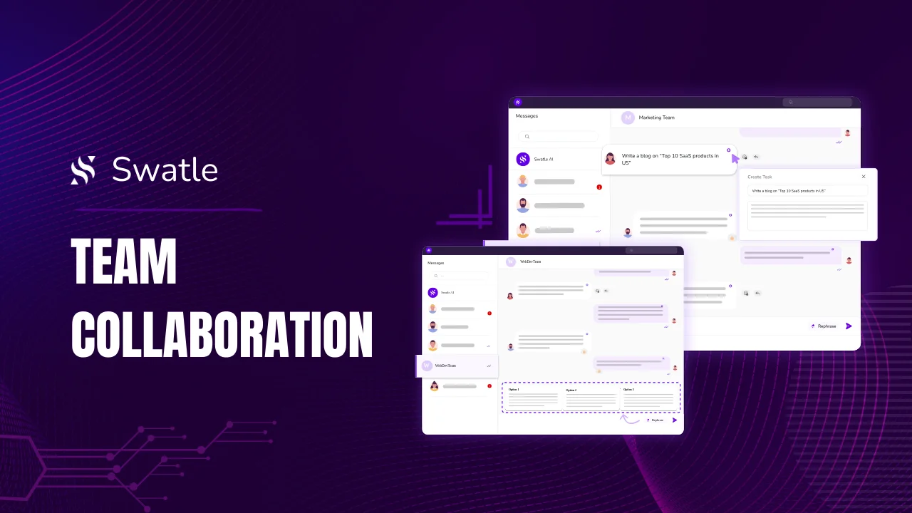 Swatle Team Collaboration Feature