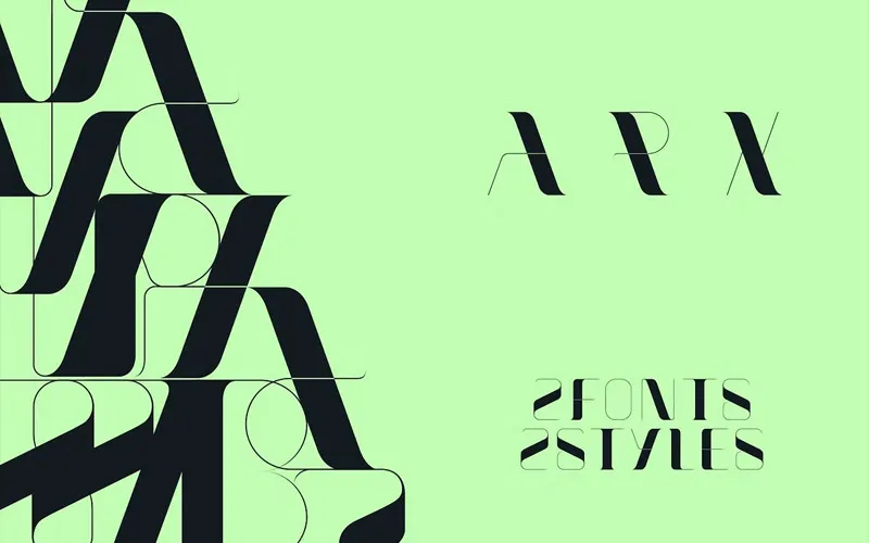 arx big fonts preview