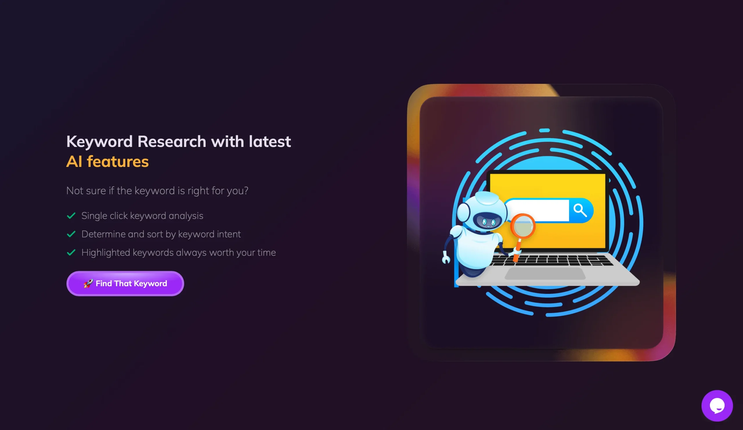 AI Features of Keyword Tool