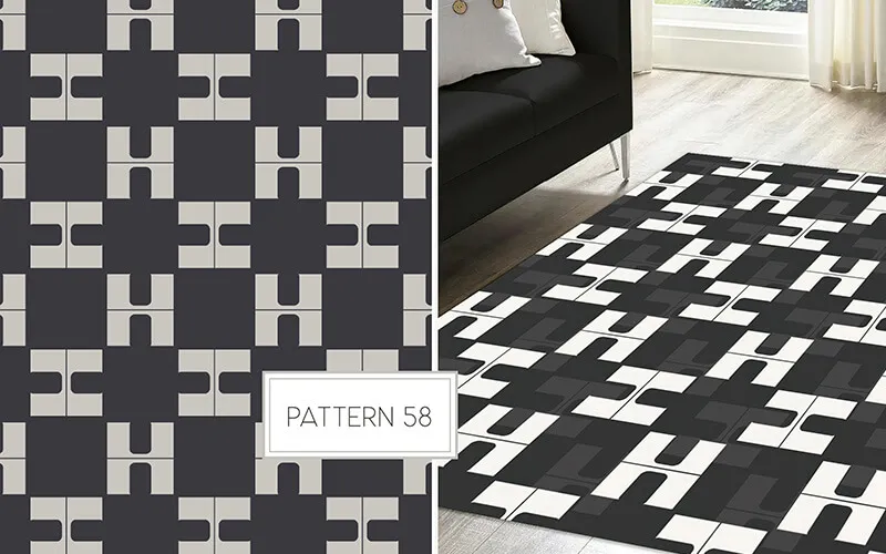 Black Checkered Pattern Preview