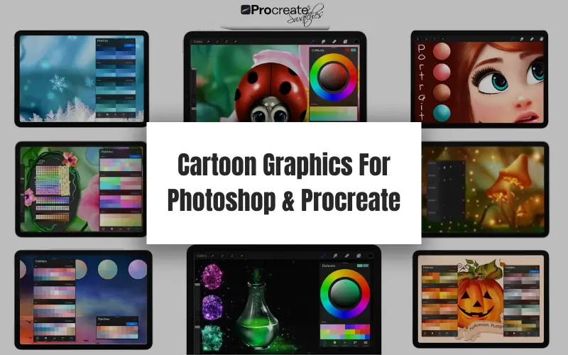 Cartoon Graphics Bundle Feature Image