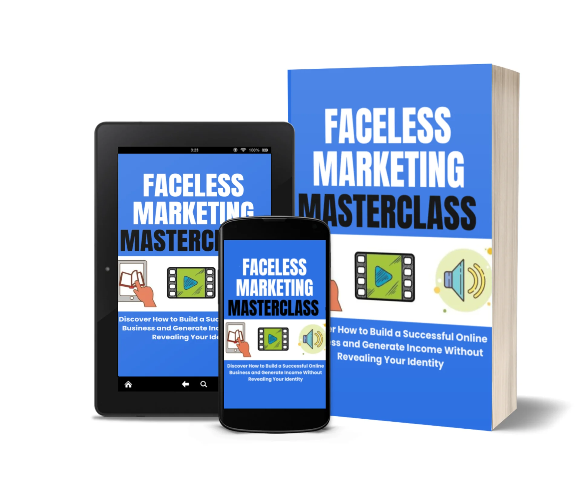 Faceless Marketing Masterclass PLR Courses Bundle