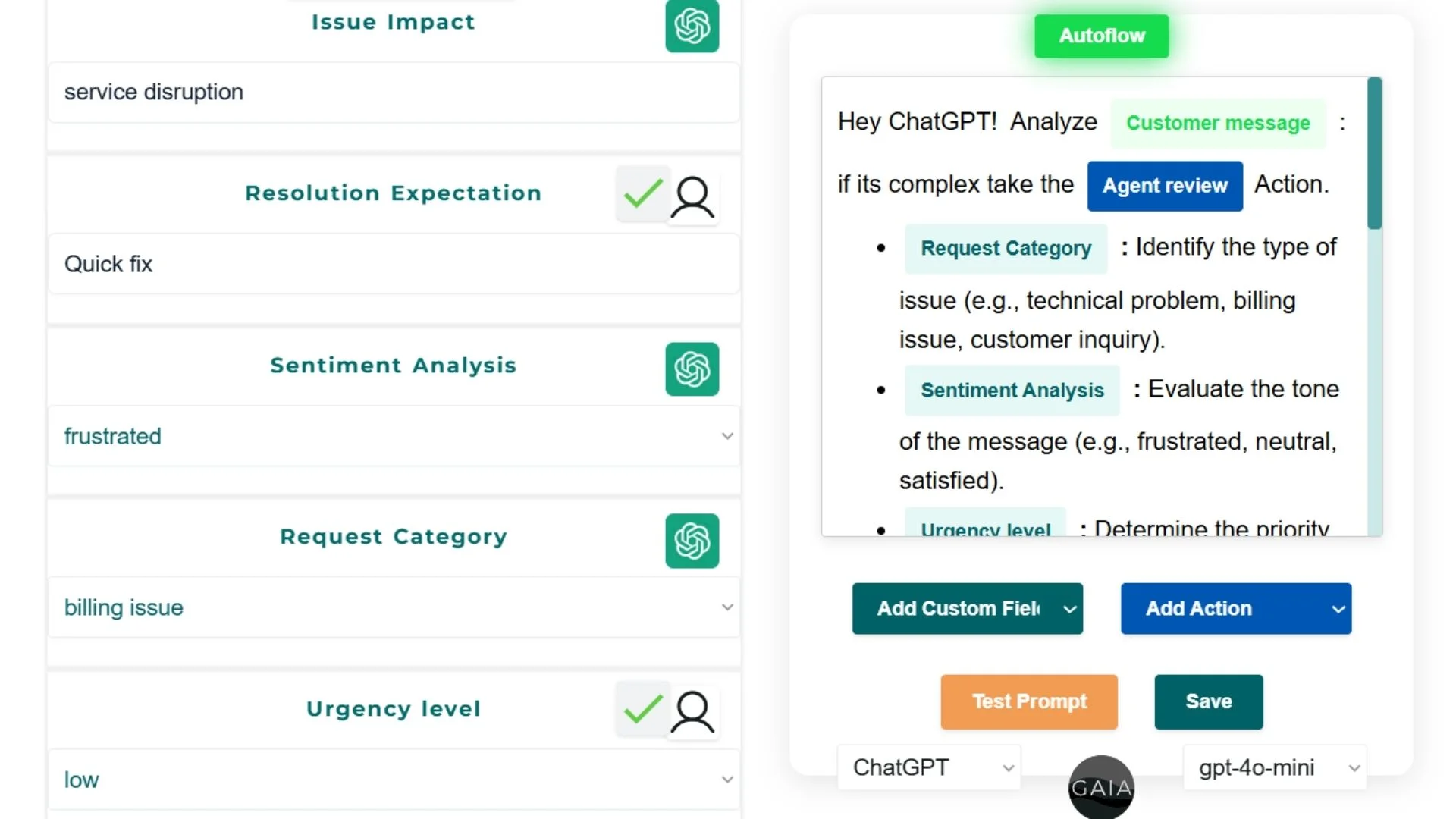 Streamline with AI Automation Feature GAIA - AI Automation Tool