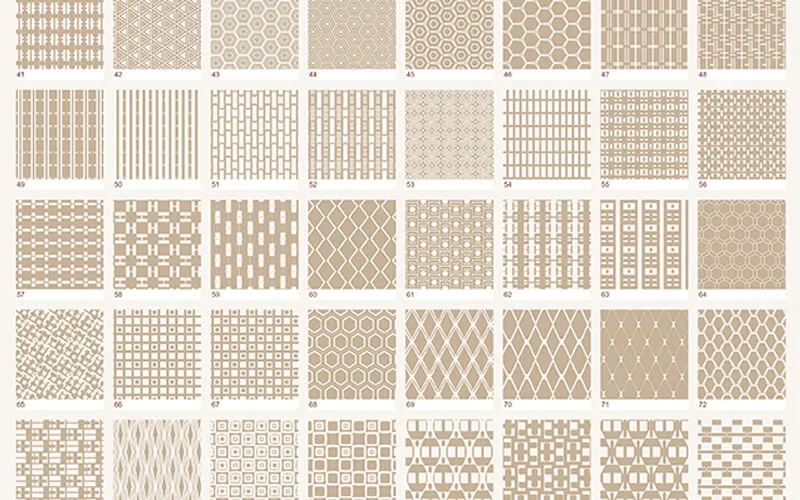 Collection Of Geometric Seamless Patterns