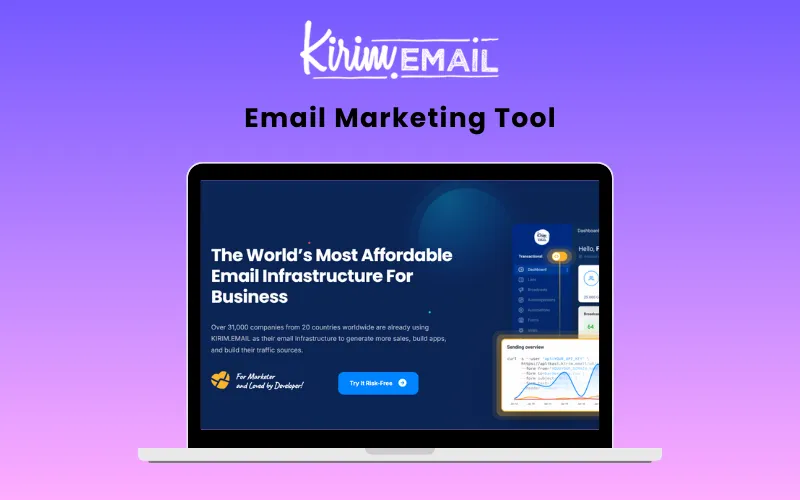 KirimEmail Email Marketing Tool Feature Image