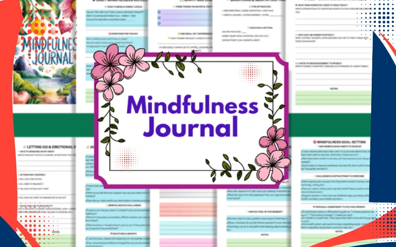 Mindfullness Journal Collage KDP Templates