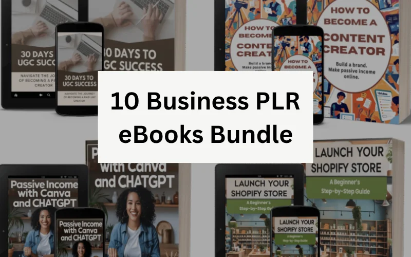 Business PLR eBooks Bundle Feature Image Lifetime Deal