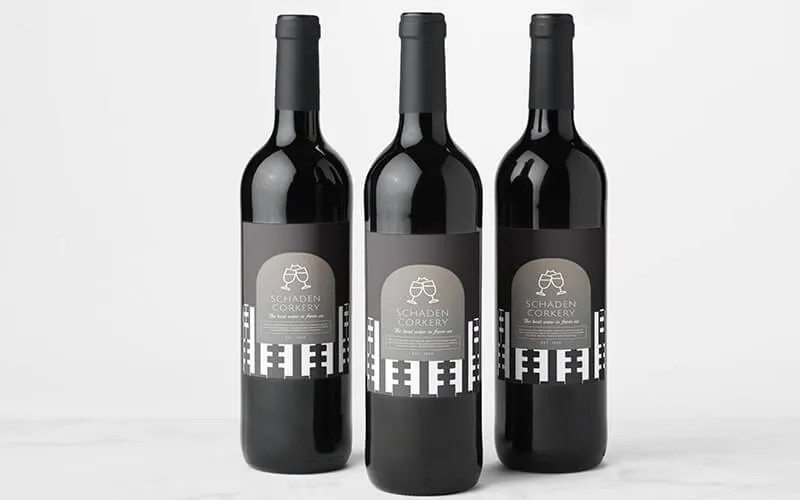 Seamless Abstract Patterns Used On Bottle Labels