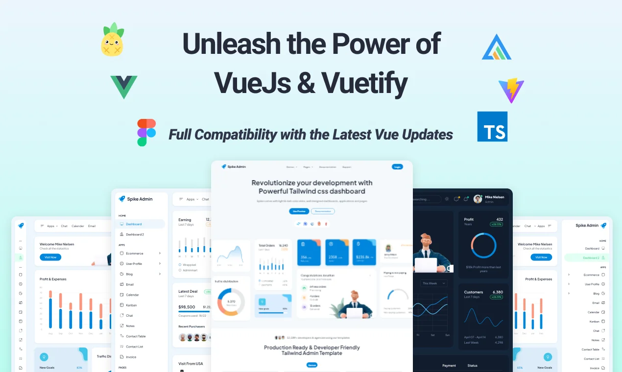 Vuejs Admin Template - ADMIN Dashboard templates