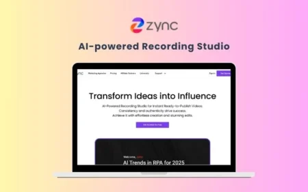 Zync AI-Powered Recording Studio Feature Image