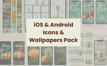 iOS & Android Icons & Wallpapers Pack | Extended License