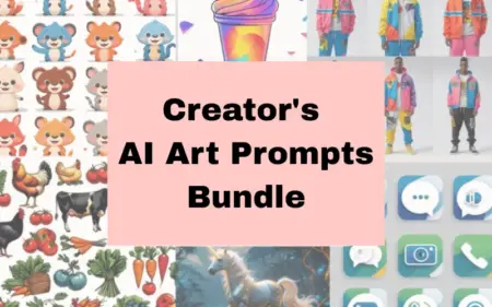 Creator's AI Art Prompts Bundle Feature Image