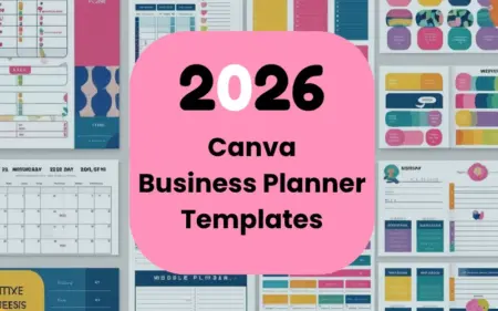 Canva Business Planner Templates Bundle Feature Image