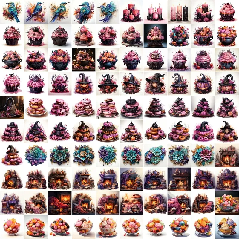 Collage of Cute Fantasy Clipart Images