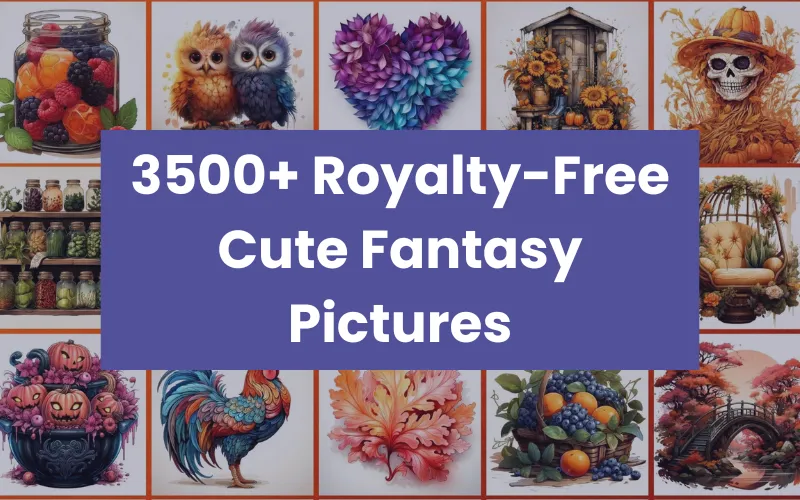 Royalty-Free Cute Fantasy Pictures Bundle Feature Image