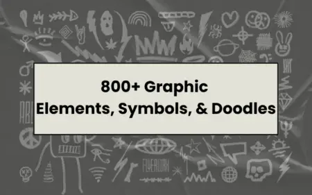 Graphic Elements, Symbols and Doodles Bundle Feature Image