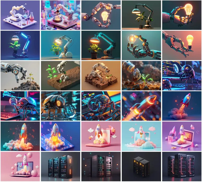 Launch tech illustration preview image