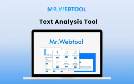 MrWebtool Text Analysis Tool Feature Image
