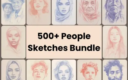 People Sketches Bundle Feature Image