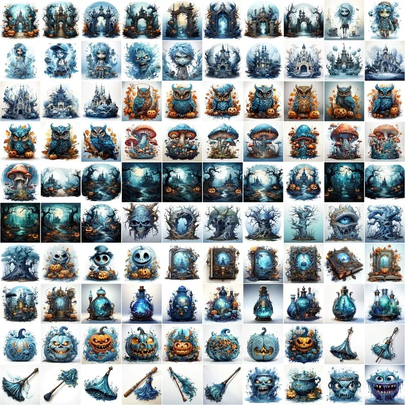 Collage of Snowy Fantasy Clipart