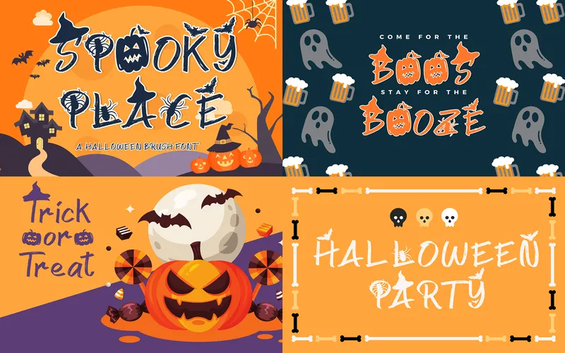 Spooky Place Halloween Font