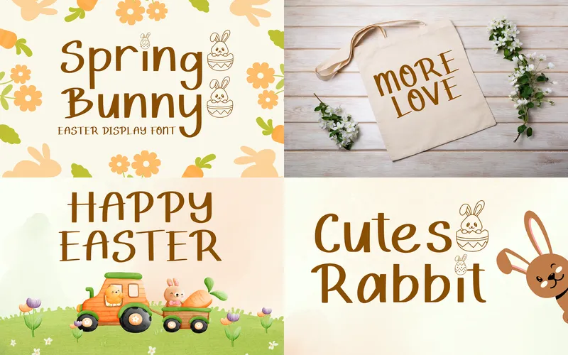 Spring Bunny Font