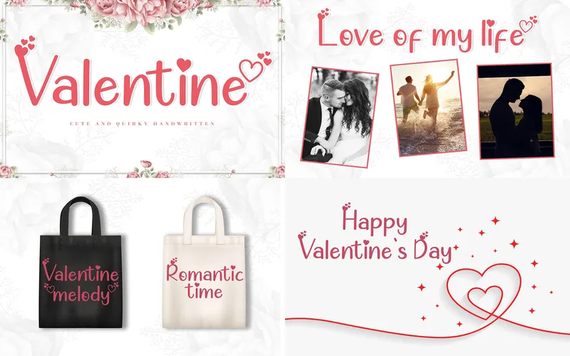 Valentine Cute Love Font