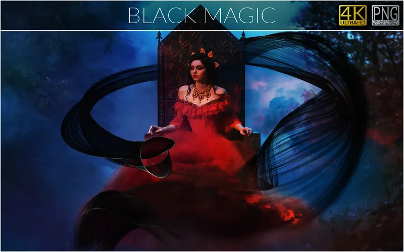 Black Magic Abstract Overlays preview image