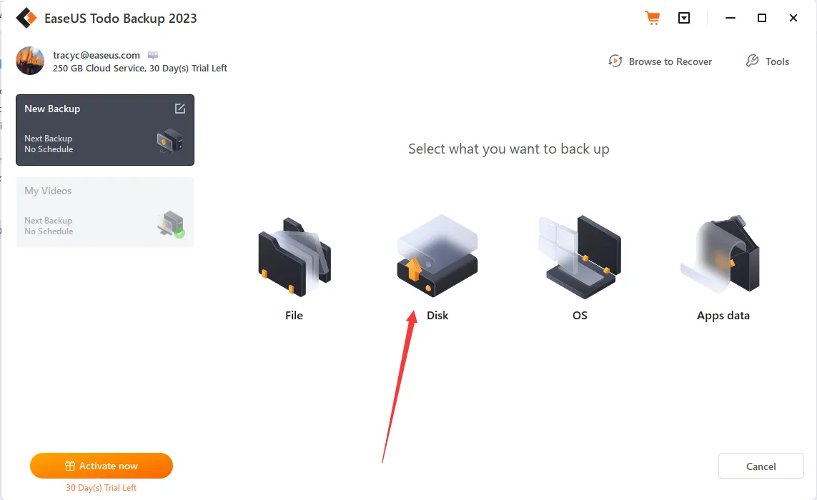Disk Partition Backup in EaseUS Todo Backup, easeus todo backup lifetime license