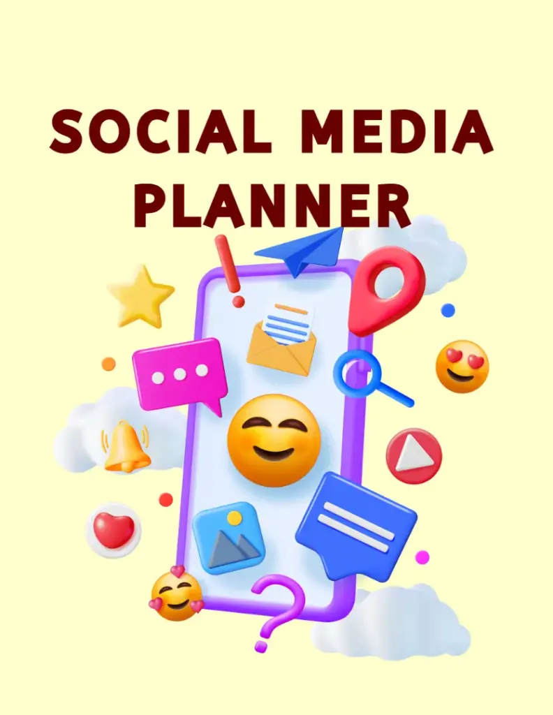 Preview of Canva Social Media Planner Templates
