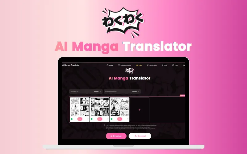 AI Manga Translator Feature Image