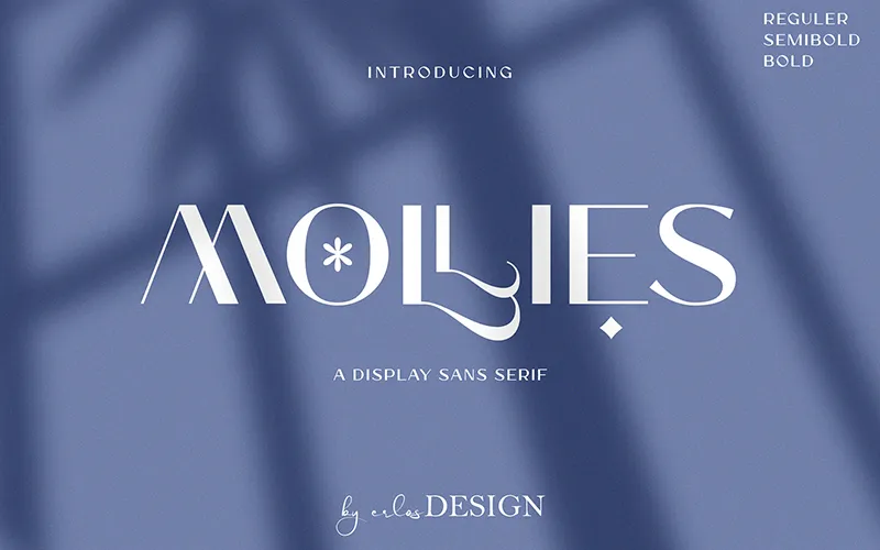 Mollies font from Modern fonts
