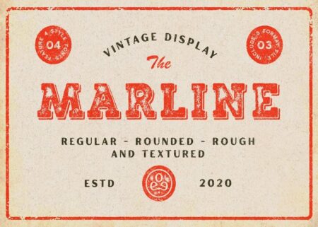 Marline - Vintage Font - Freebie