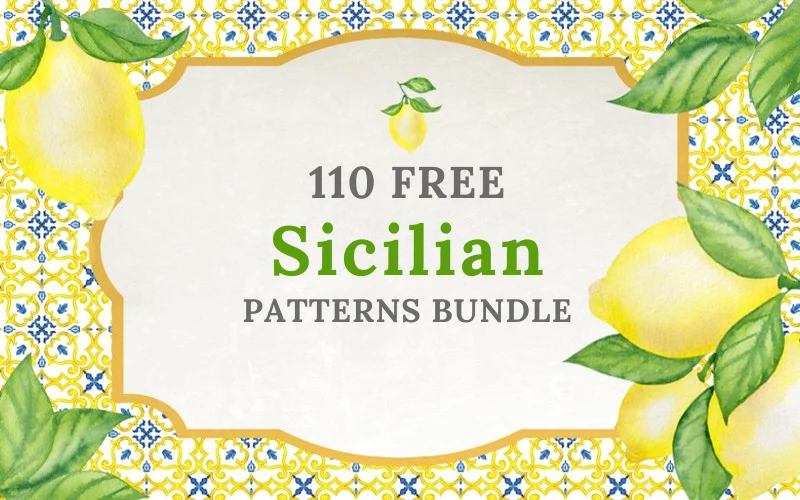 110 Free Sicilian Patterns BundleDFeature Image