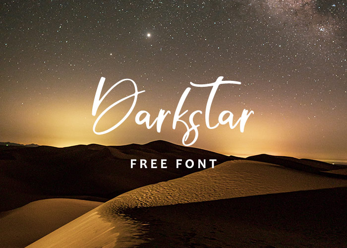 Darkstar Free Font Feature Image