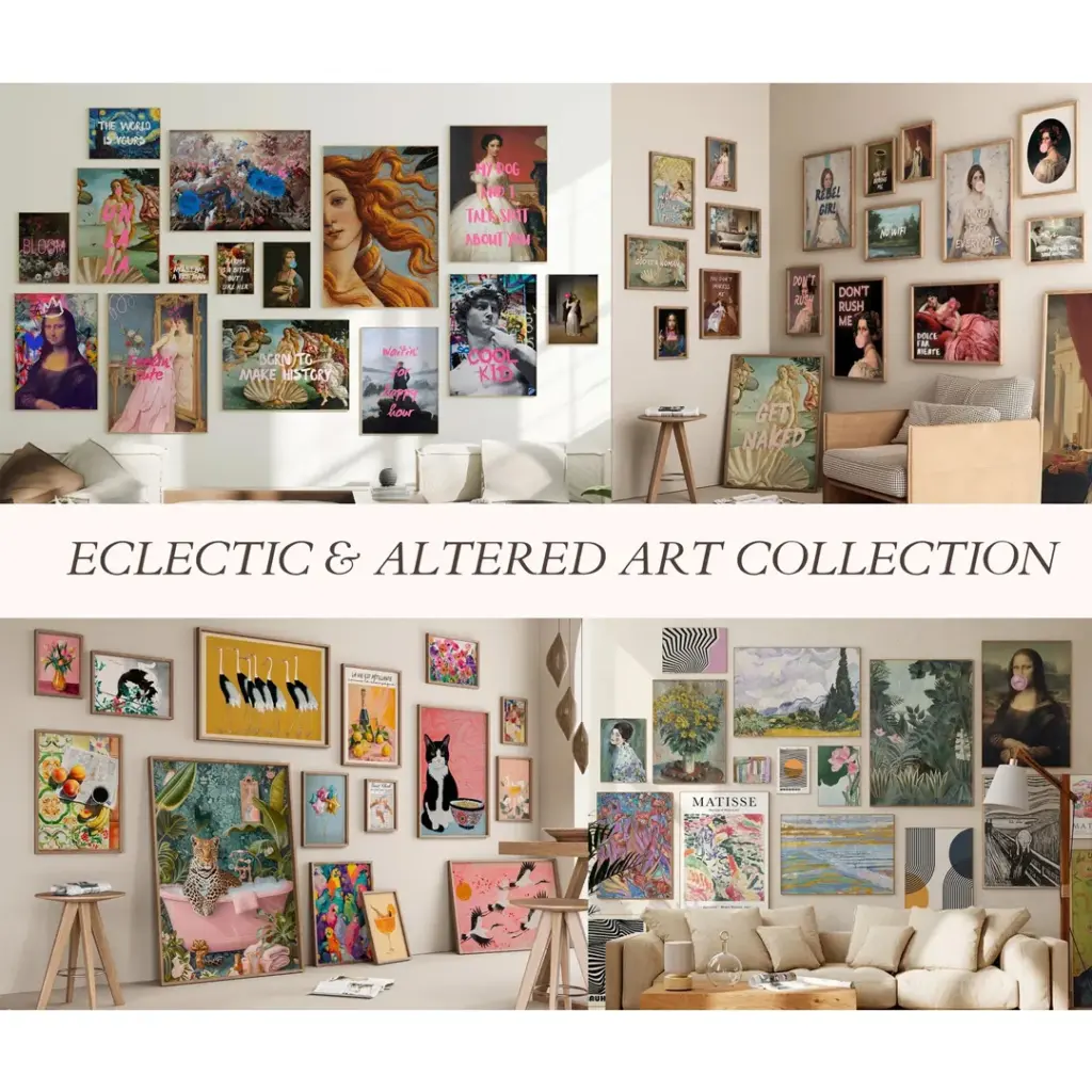 Electic & Altered Wall Art Poster Images Collection