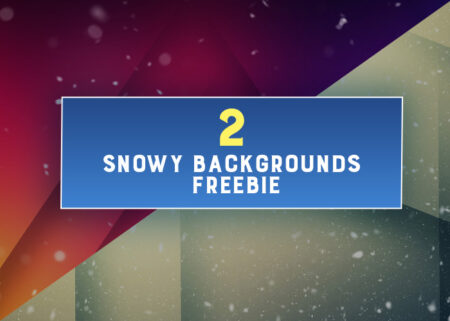 2 Snowy Backgrounds - Freebie | Extended License