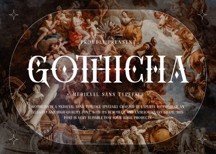 Gothicha Medieval Sans Free Font Feature Image