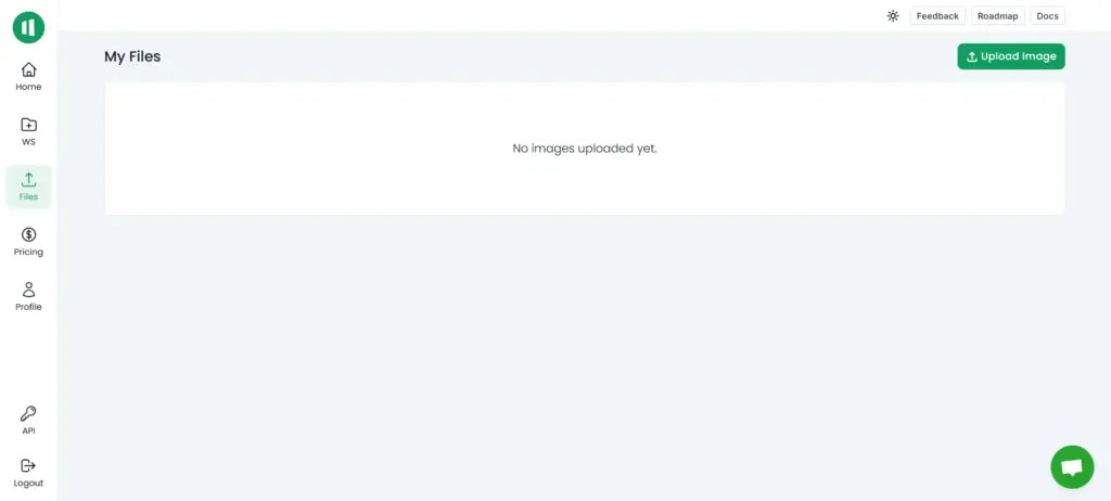 Dashboard of Sheetany Website Builder
