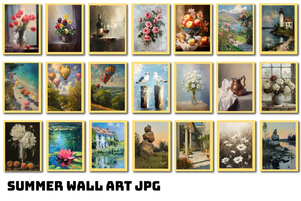 Collage Of Wall Art Posters