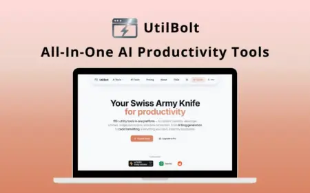 UtilBolt All In One AI Productivity Tools Feature Image