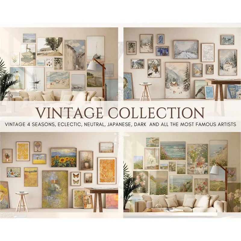 Vintage Wall Art Poster Images Collection