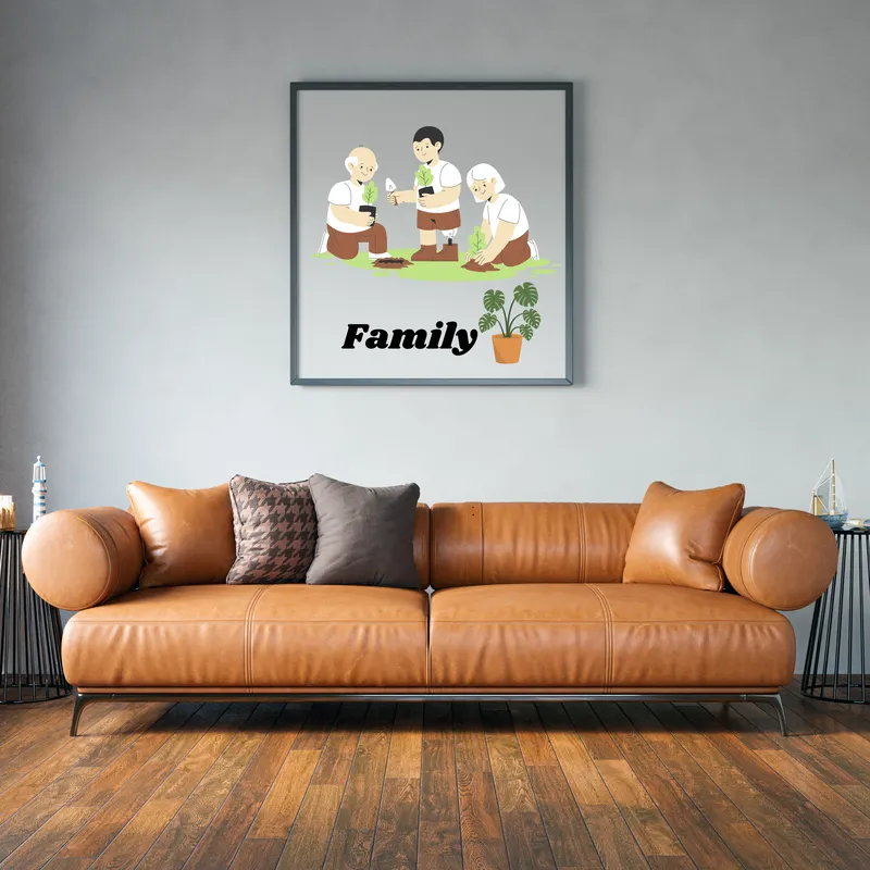 Eco designs used as wall hanging ,eco branding designs