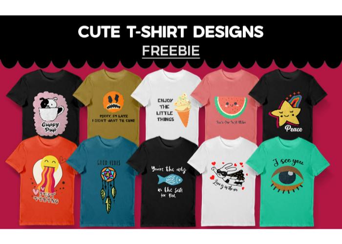 Cute T-Shirt Designs Freebie