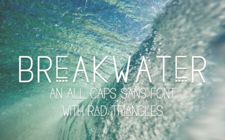 Free Breakwater Triangle Sans Font | Extended License