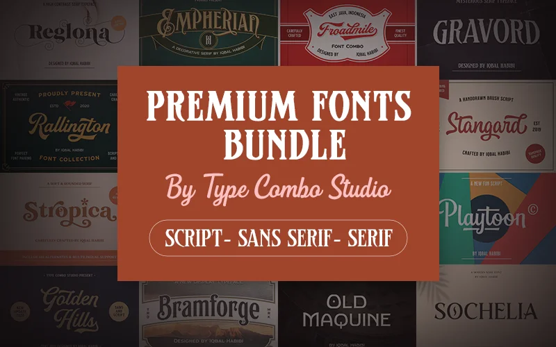 10+ Premium Fonts