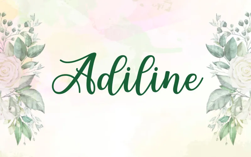 Adiline font from mega font collection