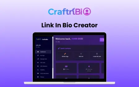 CraftnBio Link In Bio Creator Feature Image