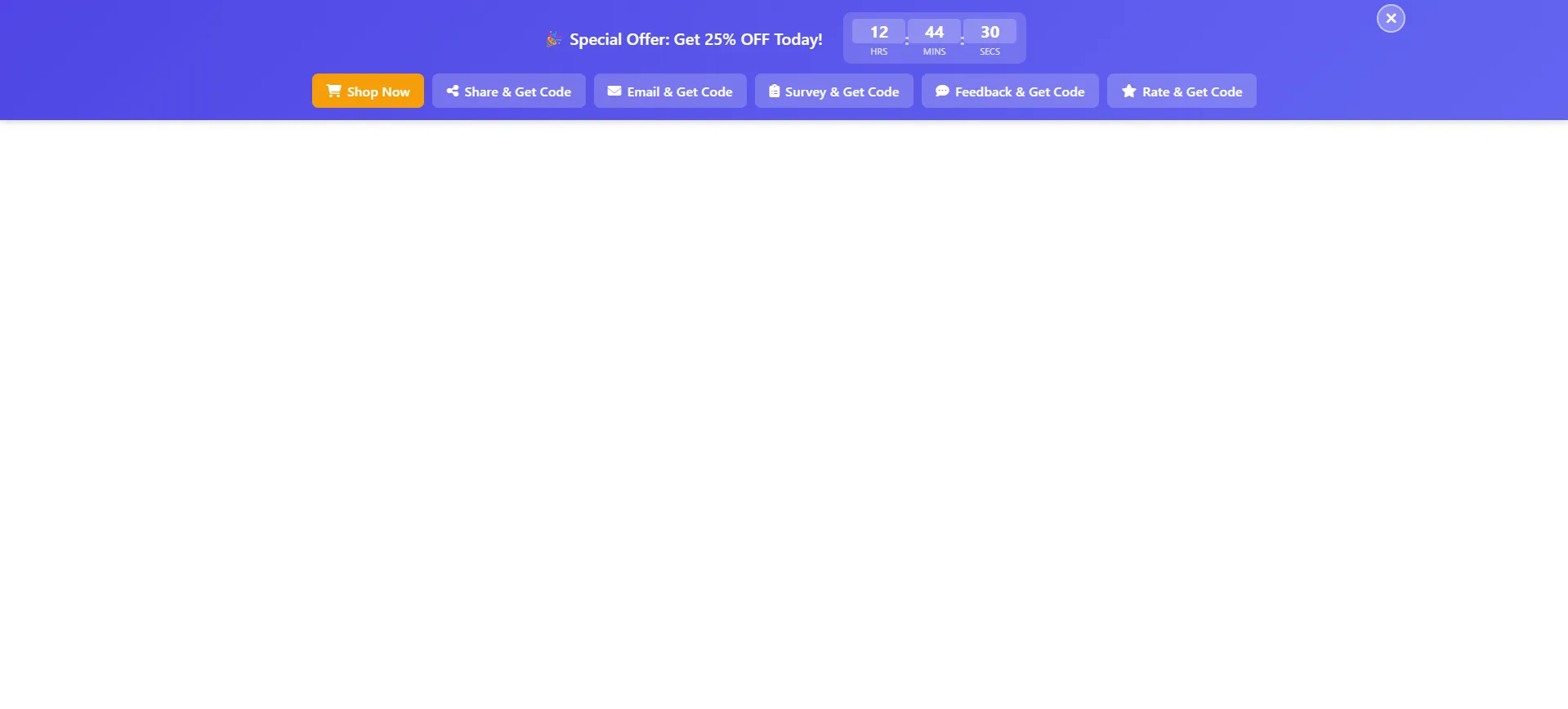 Final Header Bar Widget
